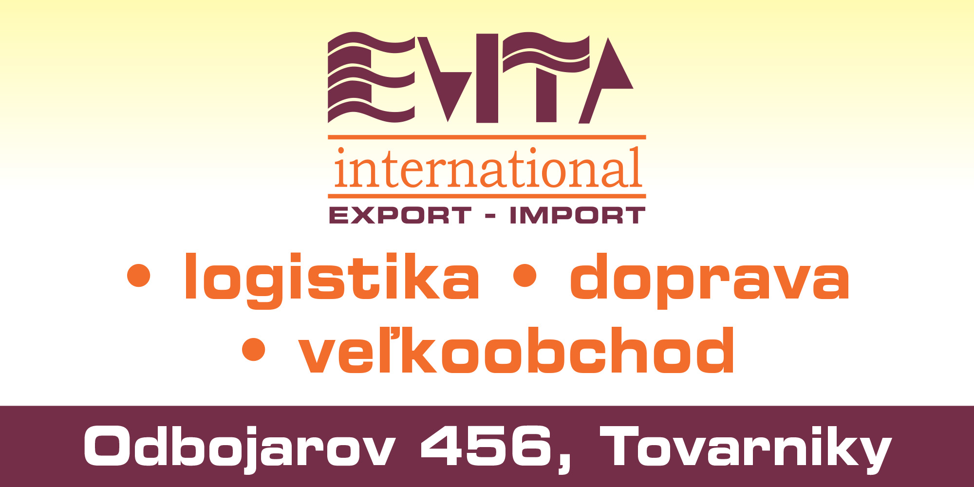 Evita doprava logistika Topoľčany